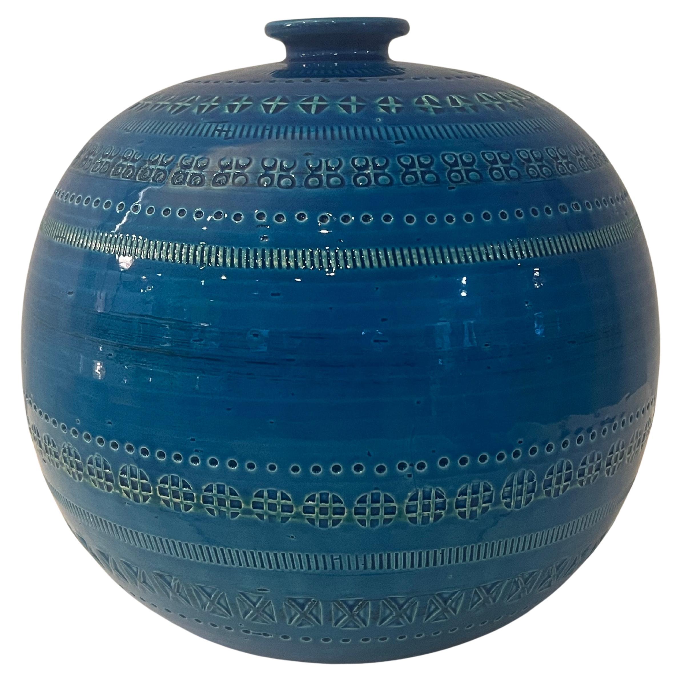 Vaso grande Rimini Blu Aldo Londi per Bitossi