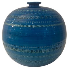 Vaso grande Rimini Blu Aldo Londi per Bitossi