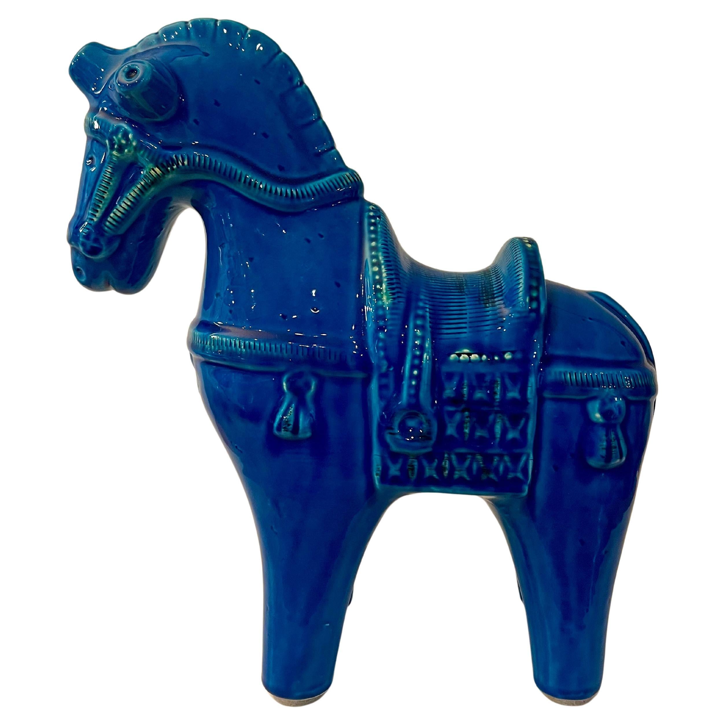 Mid-Century moderno Grande cavallo in ceramica 