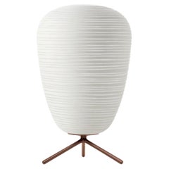 Grande lampe de table en verre opalin soufflé à la bouche 'Rituals 1' en blanc pour Foscarini