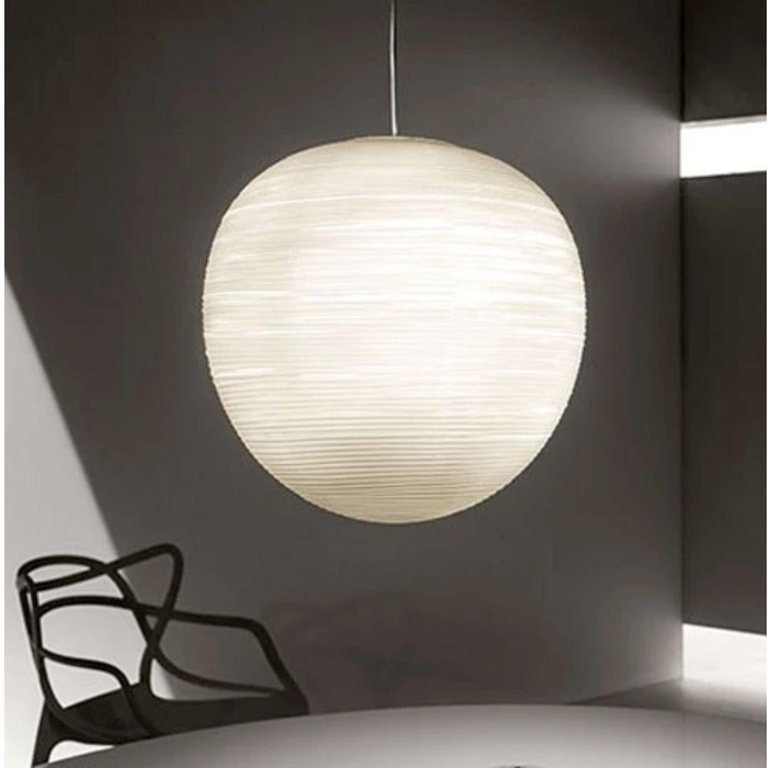 Mid-Century Modern Large ‘Rituals Xl’ Blown Opaline Glass Suspension Lamp in White for Foscarini For Sale