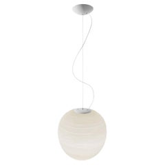 Large ‘Rituals Xl’ Blown Opaline Glass Suspension Lamp in White for Foscarini
