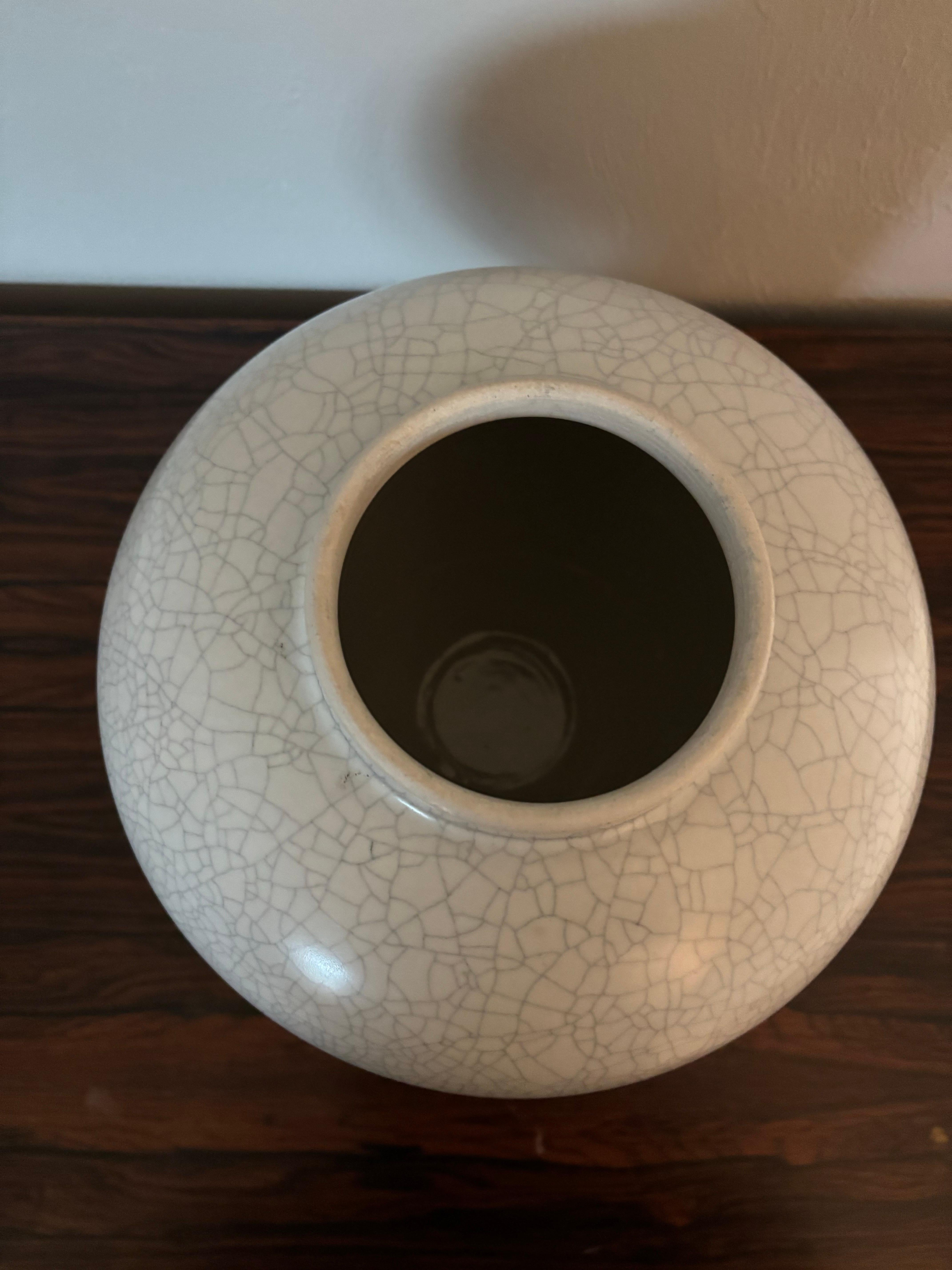 XX secolo Grande vaso con coperchio di Rob Wiedmaier, Studio Pottery, metà secolo, moderno in vendita