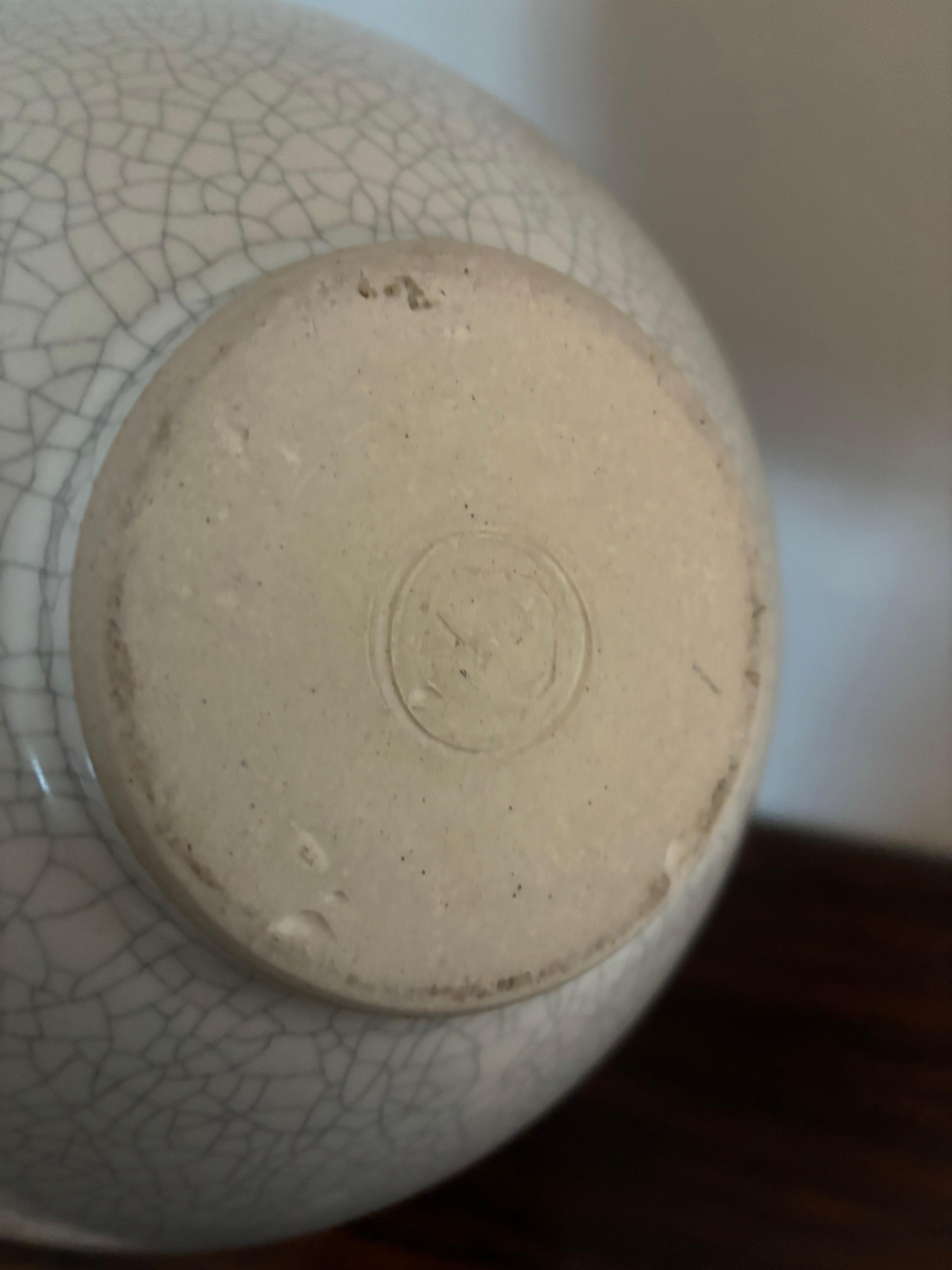 Ceramica Grande vaso con coperchio di Rob Wiedmaier, Studio Pottery, metà secolo, moderno in vendita