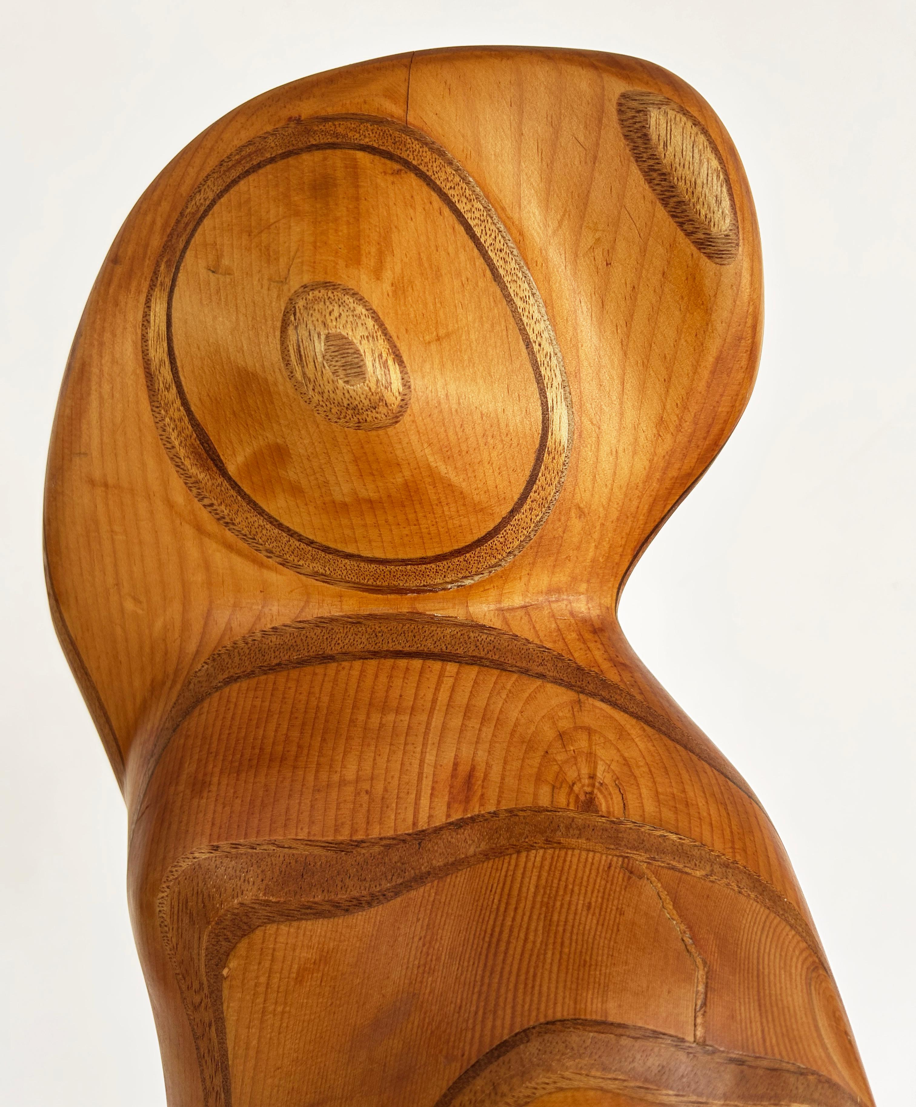 Large Robert Hardgrove  Abstract Organic Wood Sculpture For Sale 4