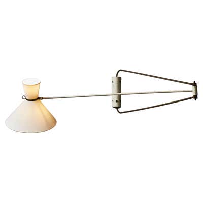 '242P' Wall Light by Robert Mathieu, c. 1958 For Sale at 1stDibs