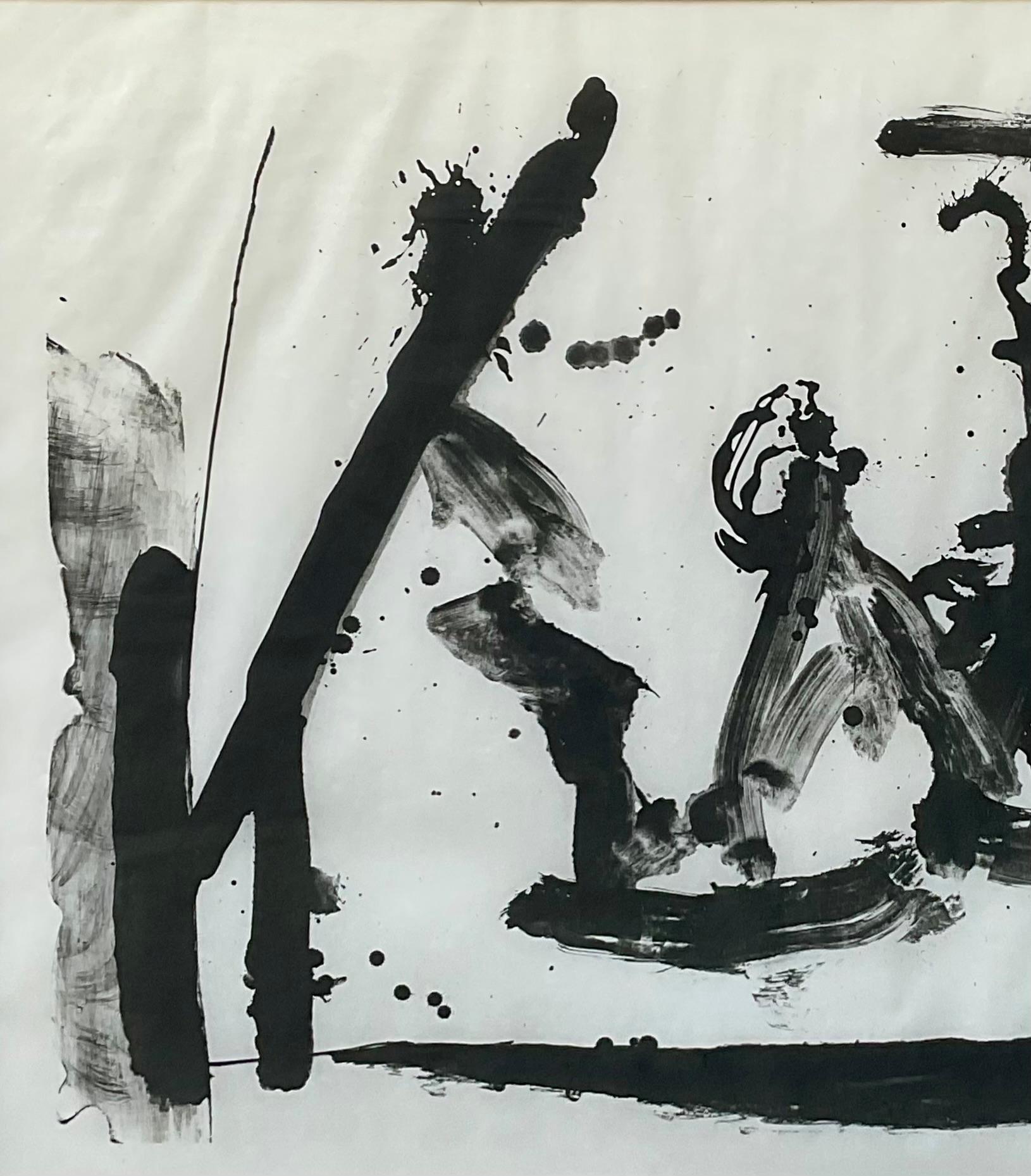 Große Lithographie „La Guerra I“ von Robert Motherwell, signiert im Angebot 2
