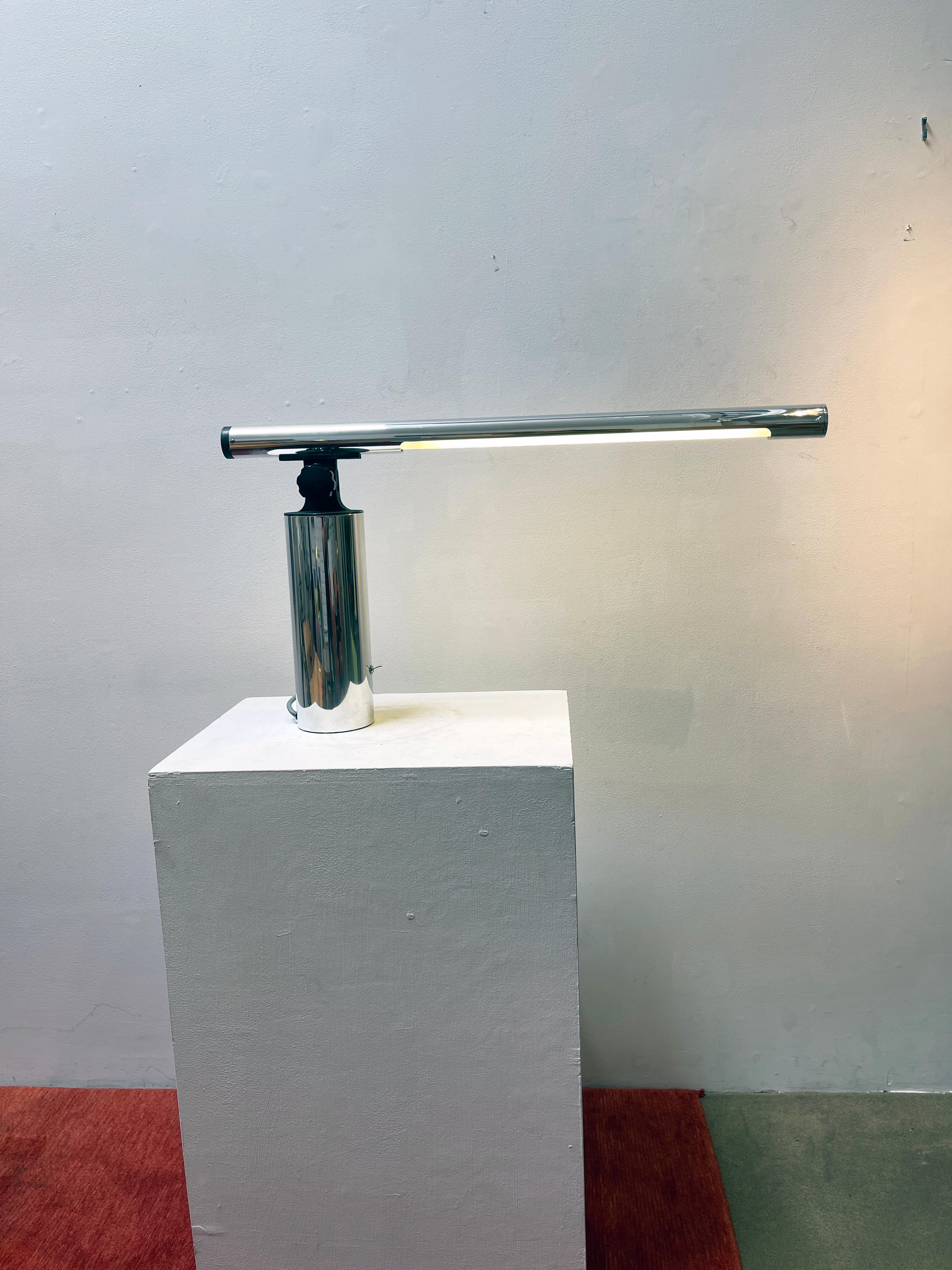 American Large Robert Sonneman Adjustable Minimalist Modern Table Lamp