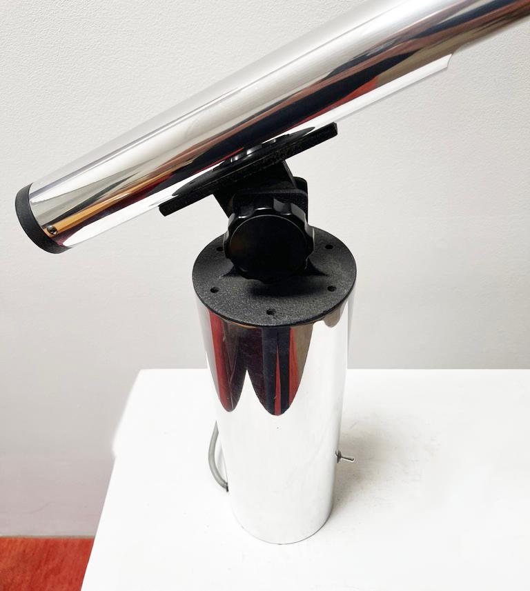 Polished Large Robert Sonneman Adjustable Minimalist Modern Table Lamp