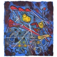 Large Roberto Matta Carborundum/Etching, Signed Edition