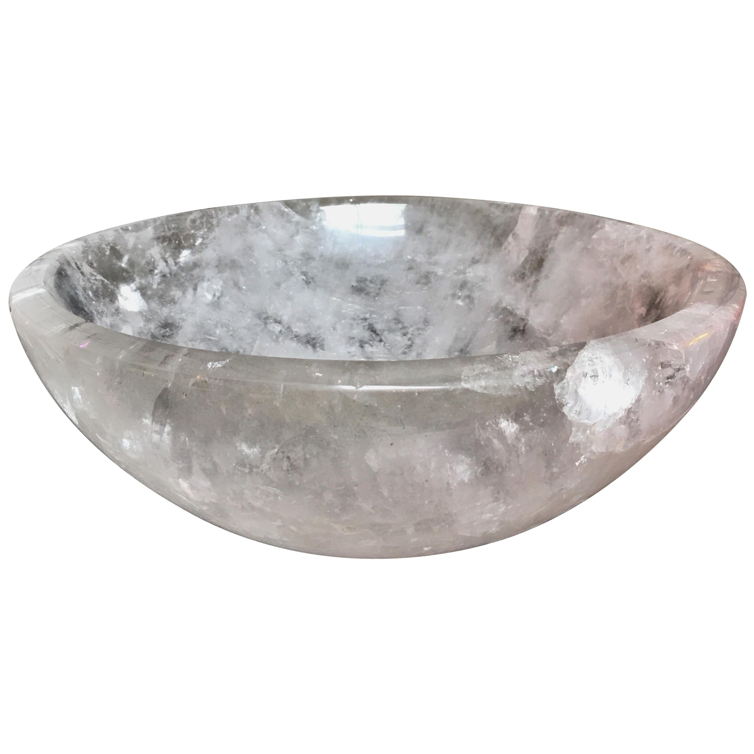 Large Rock Crystal Bowl