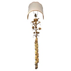 Grande applique rococò italiana in ottone