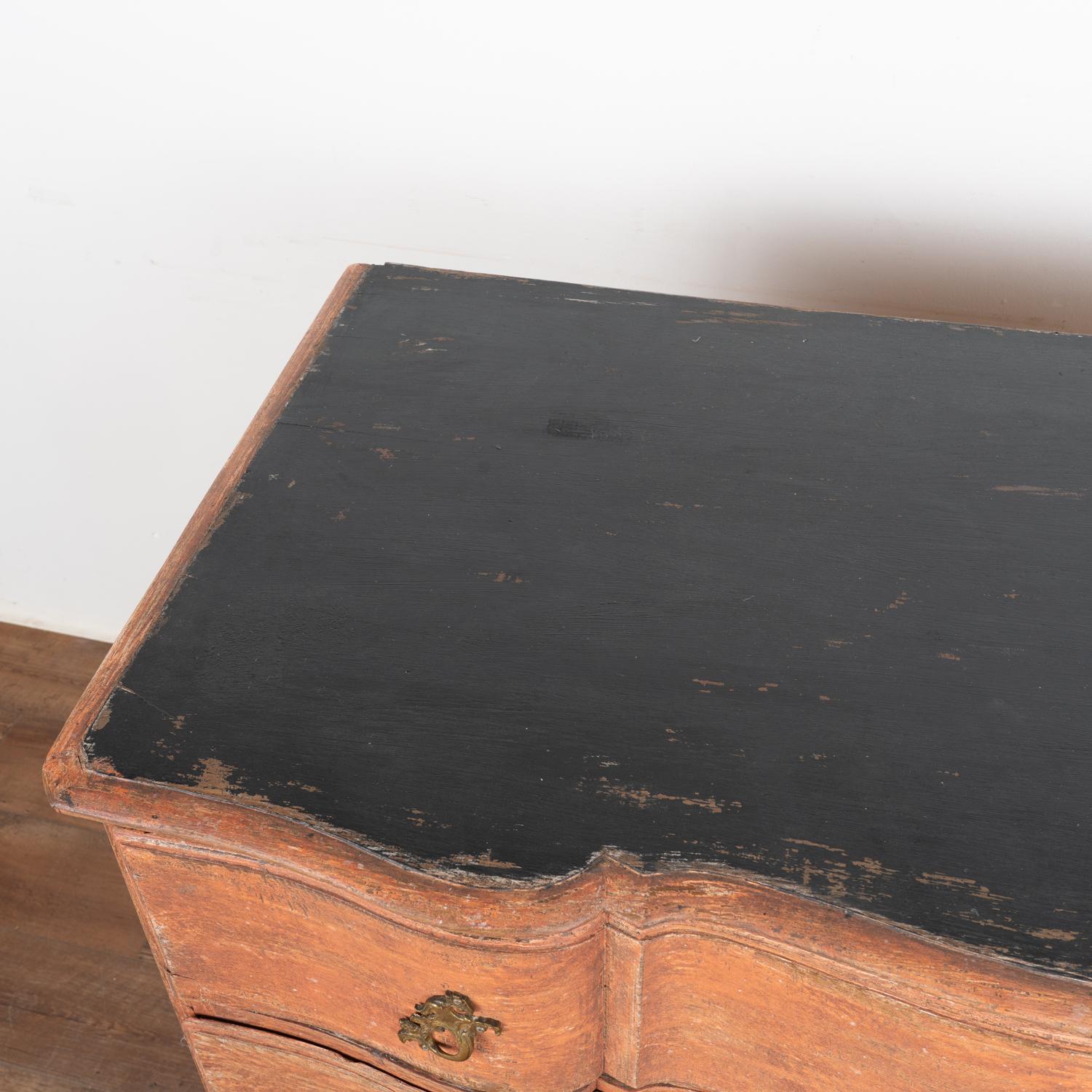 XVIII secolo Grande cassettiera rococò in Oak, Danimarca, 1770-1800 ca. in vendita
