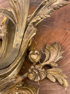 Large Rococo Style Ormolu Wall Light