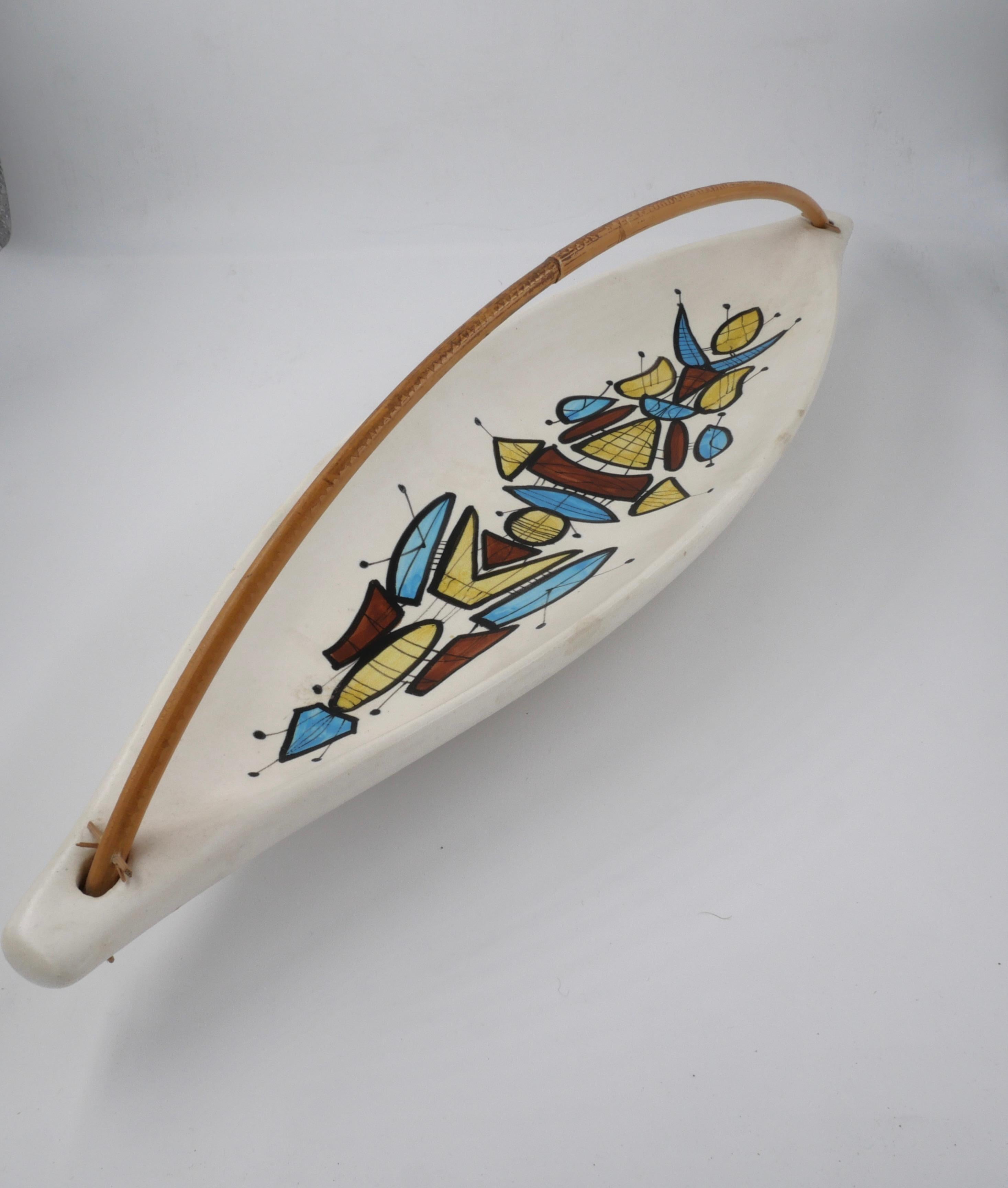 Vide poche decorativo grande Roger Capron, Vallauris, Francia, años 50 Francés en venta