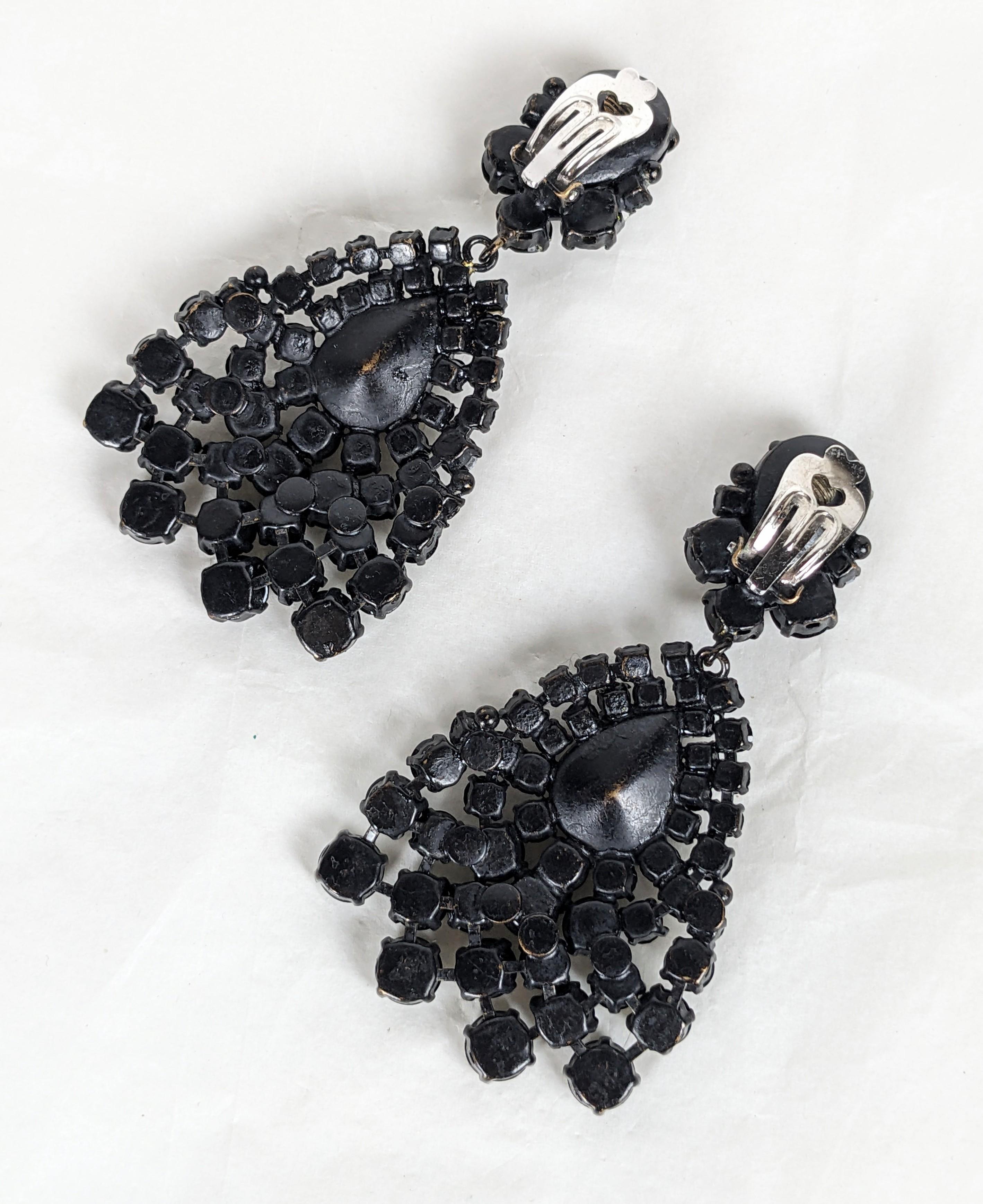 Uomo Orecchini grandi Roger Jean-Pierre for Givenchy con getto a lampadina in vendita