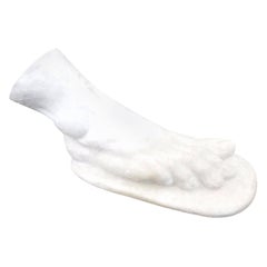 Large Roman Neoclassical Plaster Foot of Hercules
