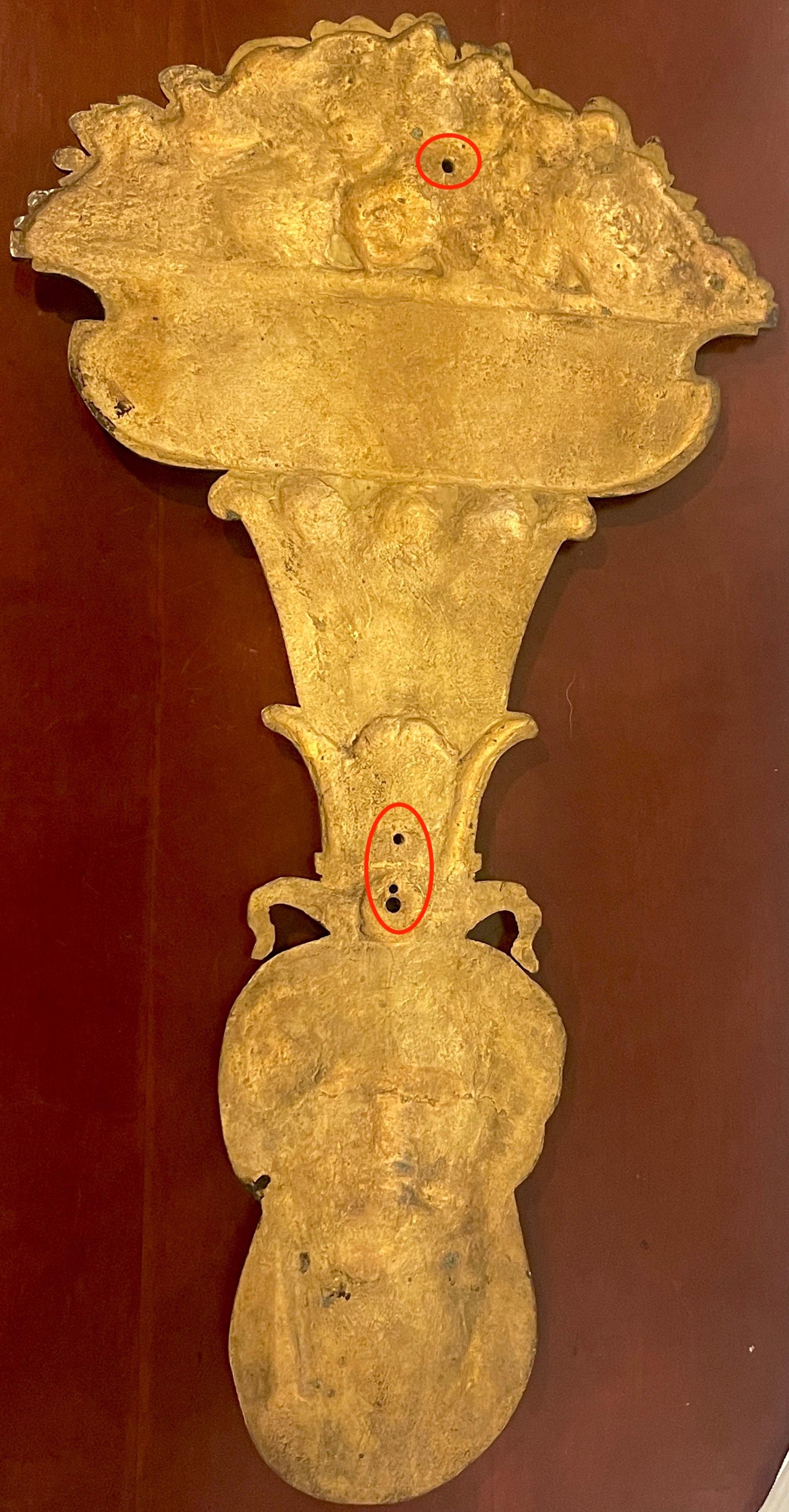 Bronze-Figur eines architektonischen Elements im römischen Stil  (Italienisch) im Angebot