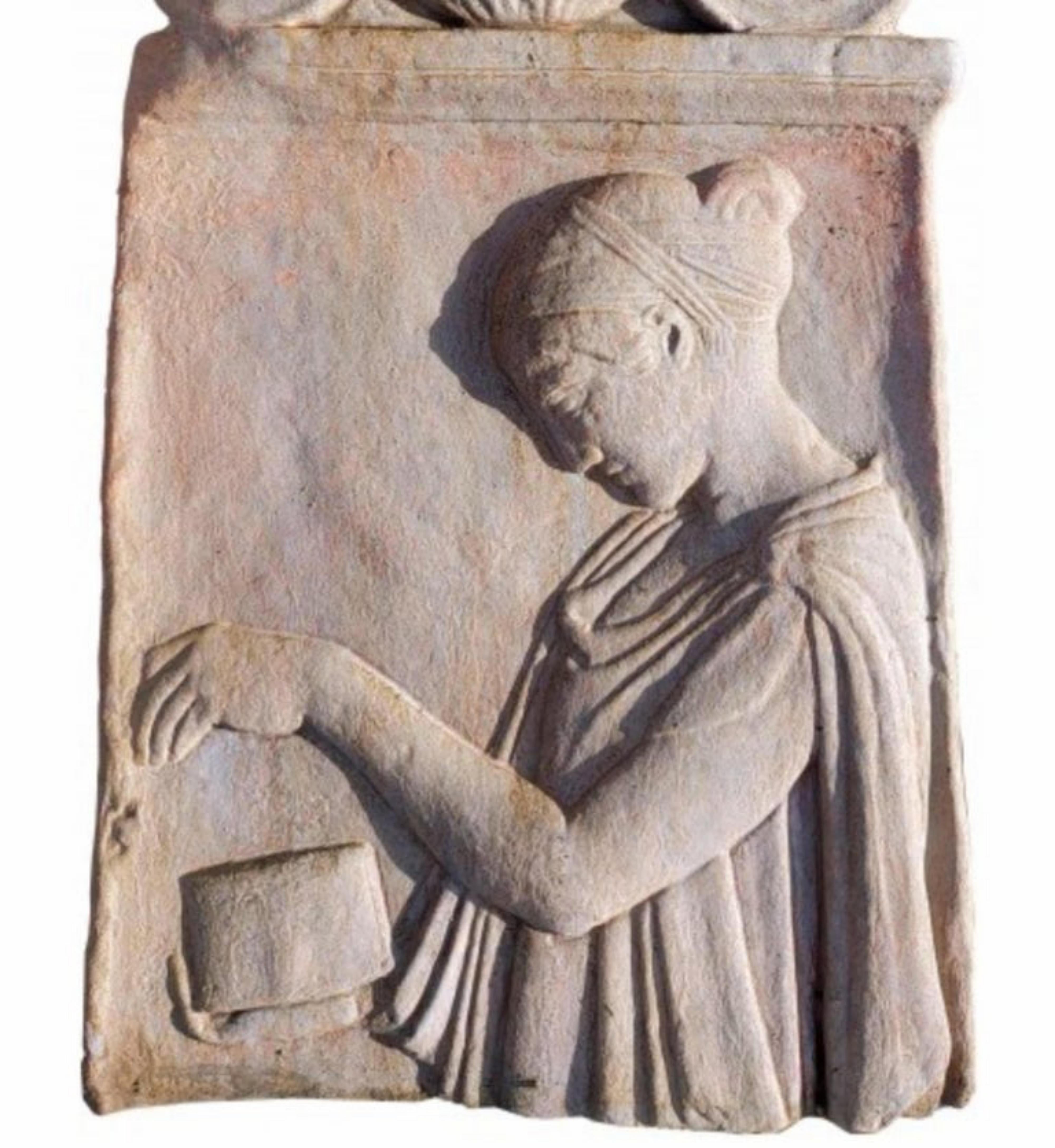 Großes römisches Terrakotta- Antefix, frühes 20. Jahrhundert (Barock) im Angebot