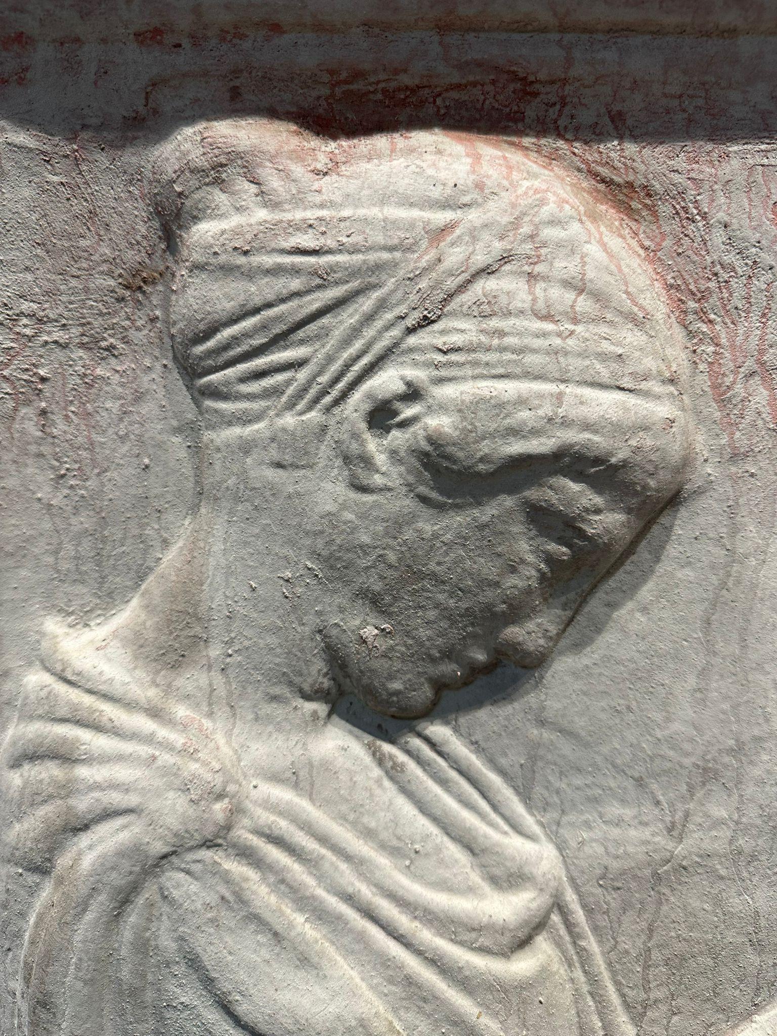 Grand antérieur romain en terre cuite, début du 20ème siècle Bon état - En vente à Madrid, ES