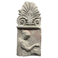 Gran antefijo romano de terracota, principios del siglo XX