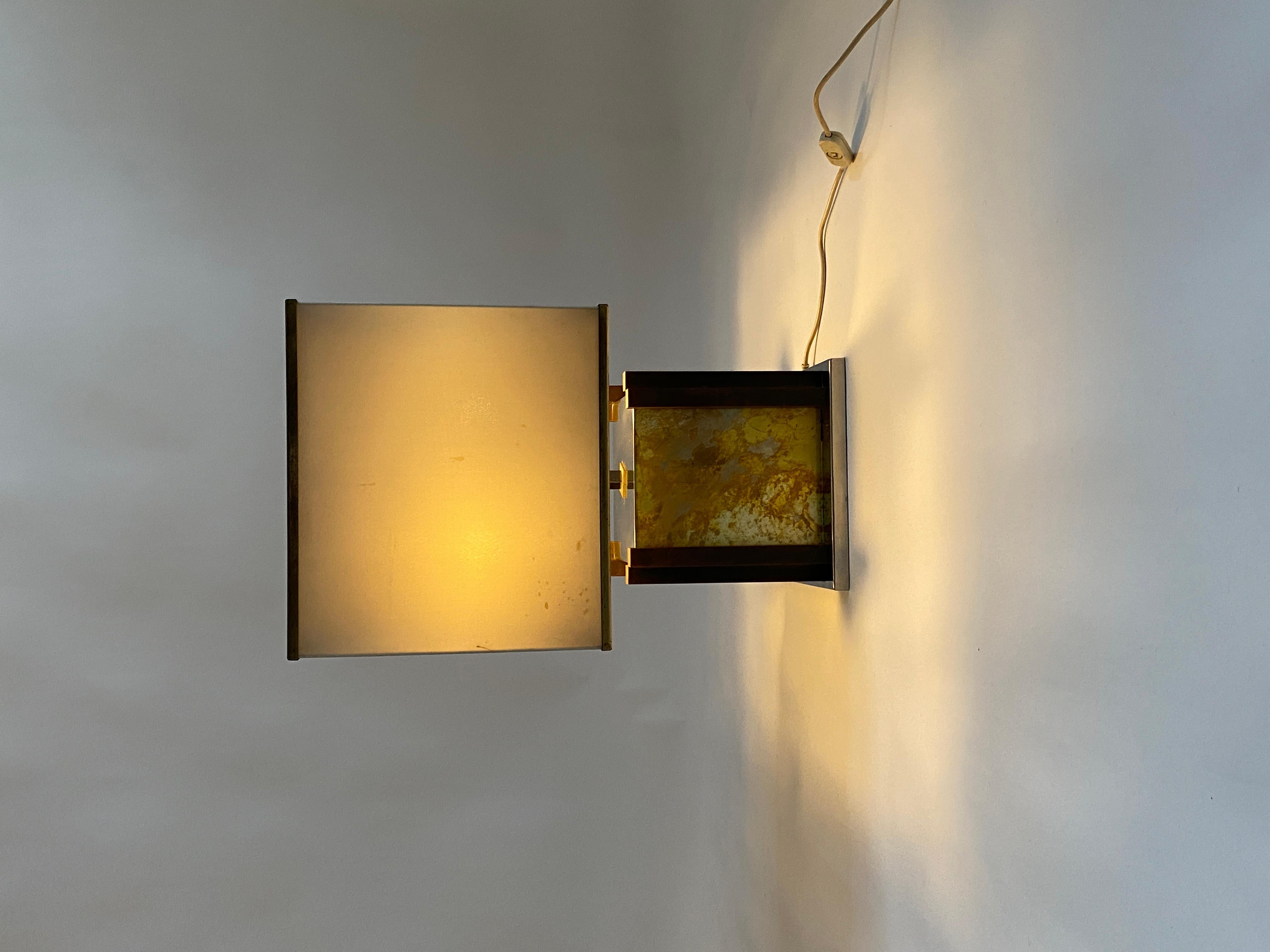 Grande lampe de bureau Romeo Rega de style Hollywood Regency en laiton et chrome en vente 4