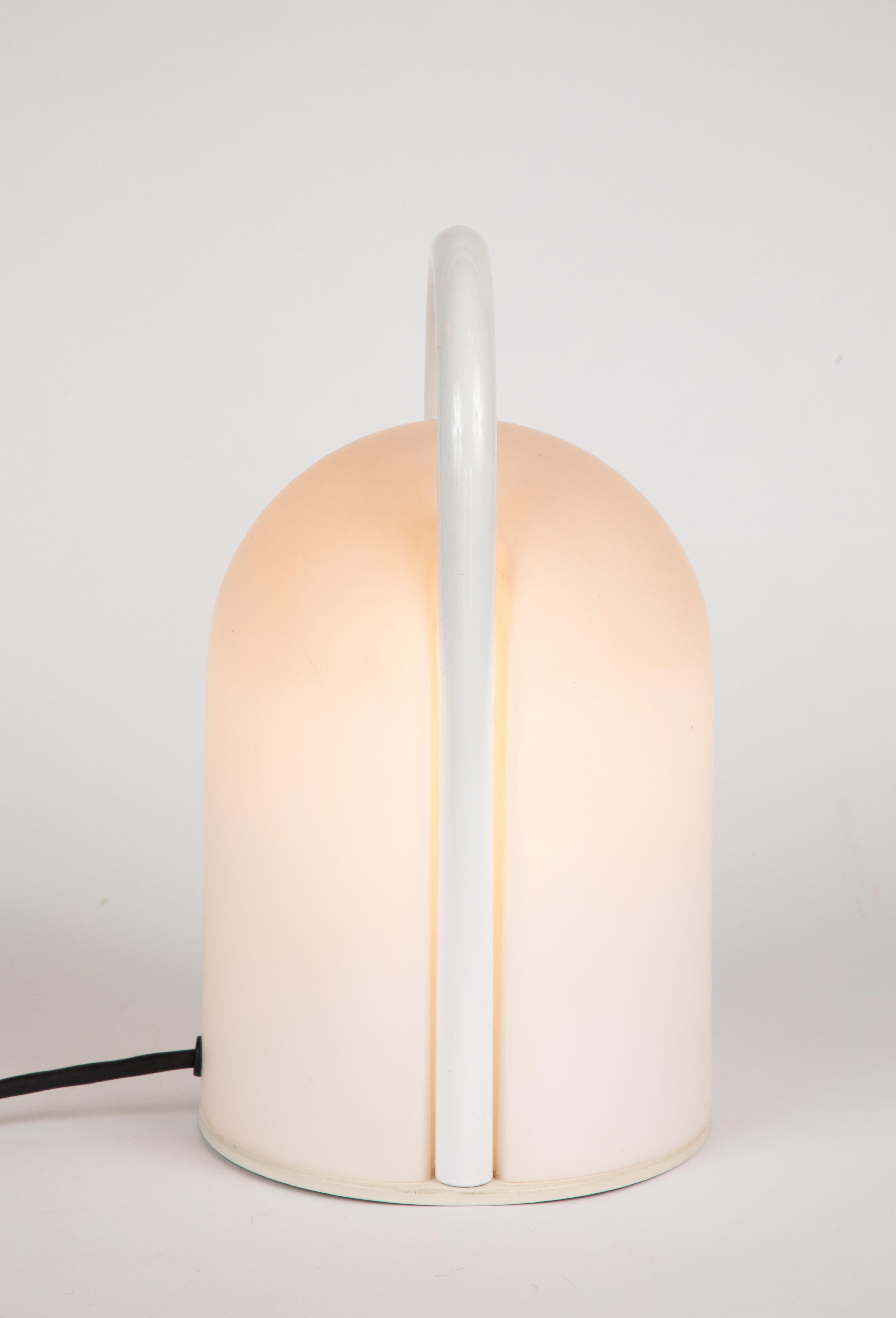 Painted Large Romolo Lanciani 'Tender' Table Lamp for Tronconi For Sale