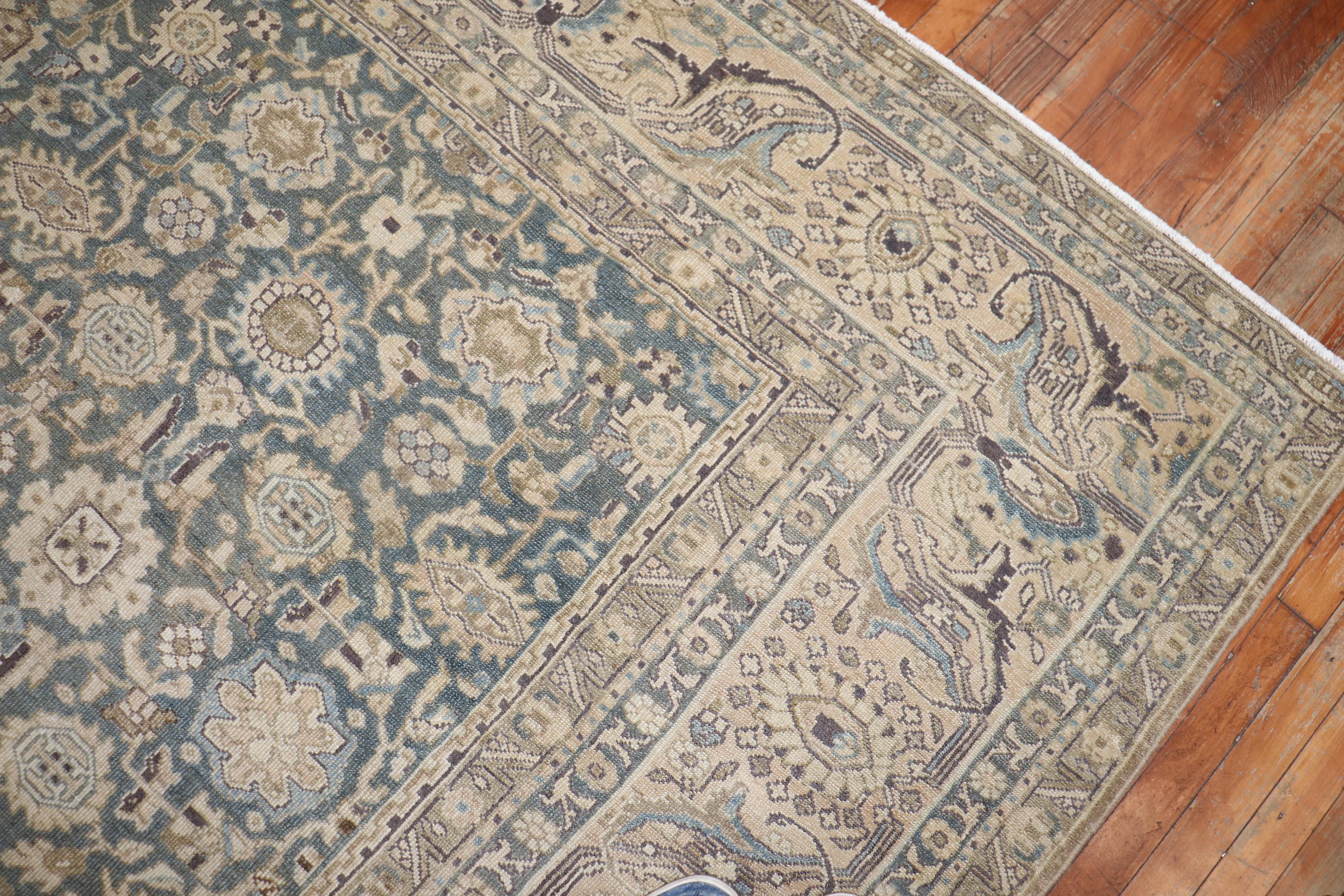 Hand-Knotted Large Room Size Persian Malayer Rug For Sale