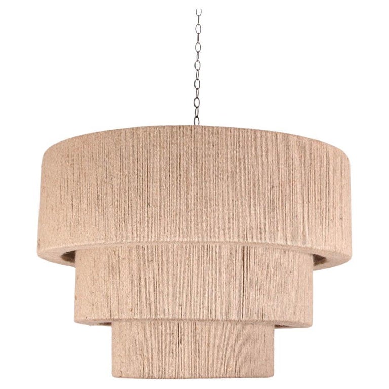 Large Rope Ceiling Light at 1stDibs