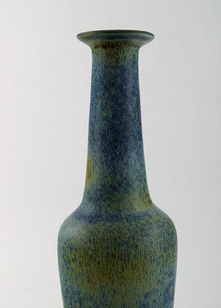 Scandinavian Modern Large Rörstrand / Rorstrand Stoneware Vase by Gunnar Nylund, 1960s For Sale