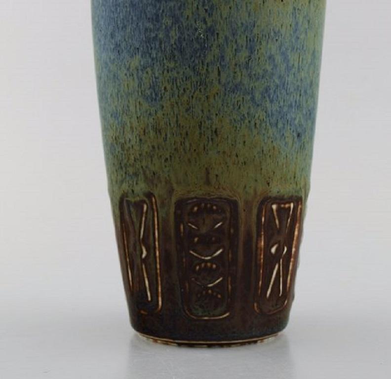 Danish Large Rörstrand / Rorstrand Stoneware Vase by Gunnar Nylund, 1960s For Sale