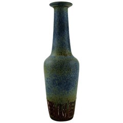 Retro Large Rörstrand / Rorstrand Stoneware Vase by Gunnar Nylund, 1960s