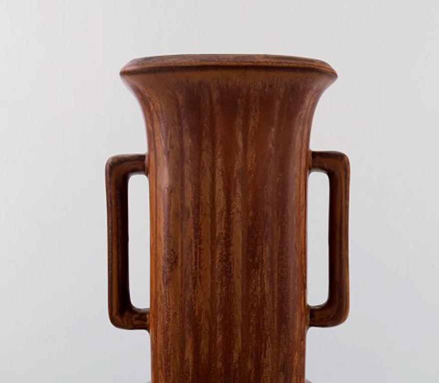 Swedish Large Rörstrand/Rorstrand Stoneware Vase by Gunnar Nylund