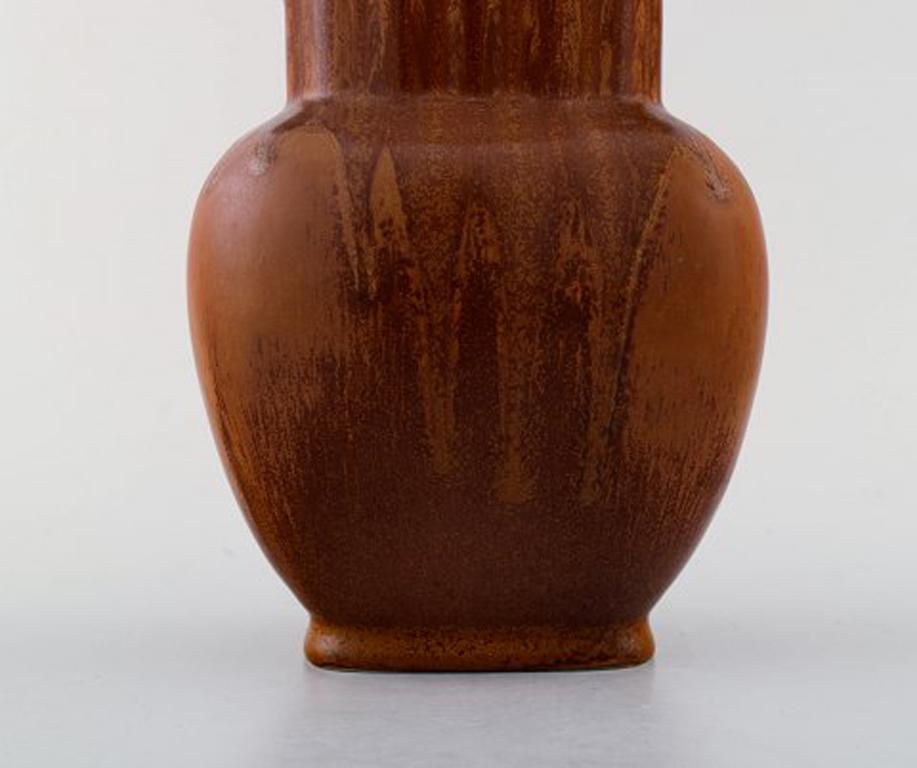 Large Rörstrand/Rorstrand Stoneware Vase by Gunnar Nylund In Excellent Condition In Copenhagen, DK