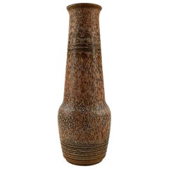 Large Rörstrand / Rorstrand Stoneware Vase by Gunnar Nylund