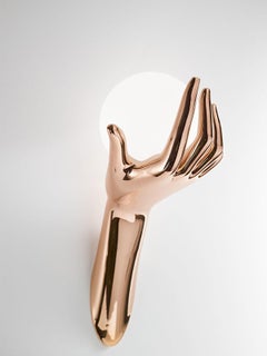 Large Rose Gold Human Wall Lamp by Aggiolight