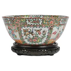 Grand bol à punchs mandarin rose