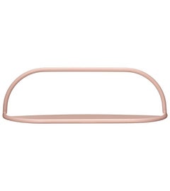 Large Rose Steel Contemporary Shelf