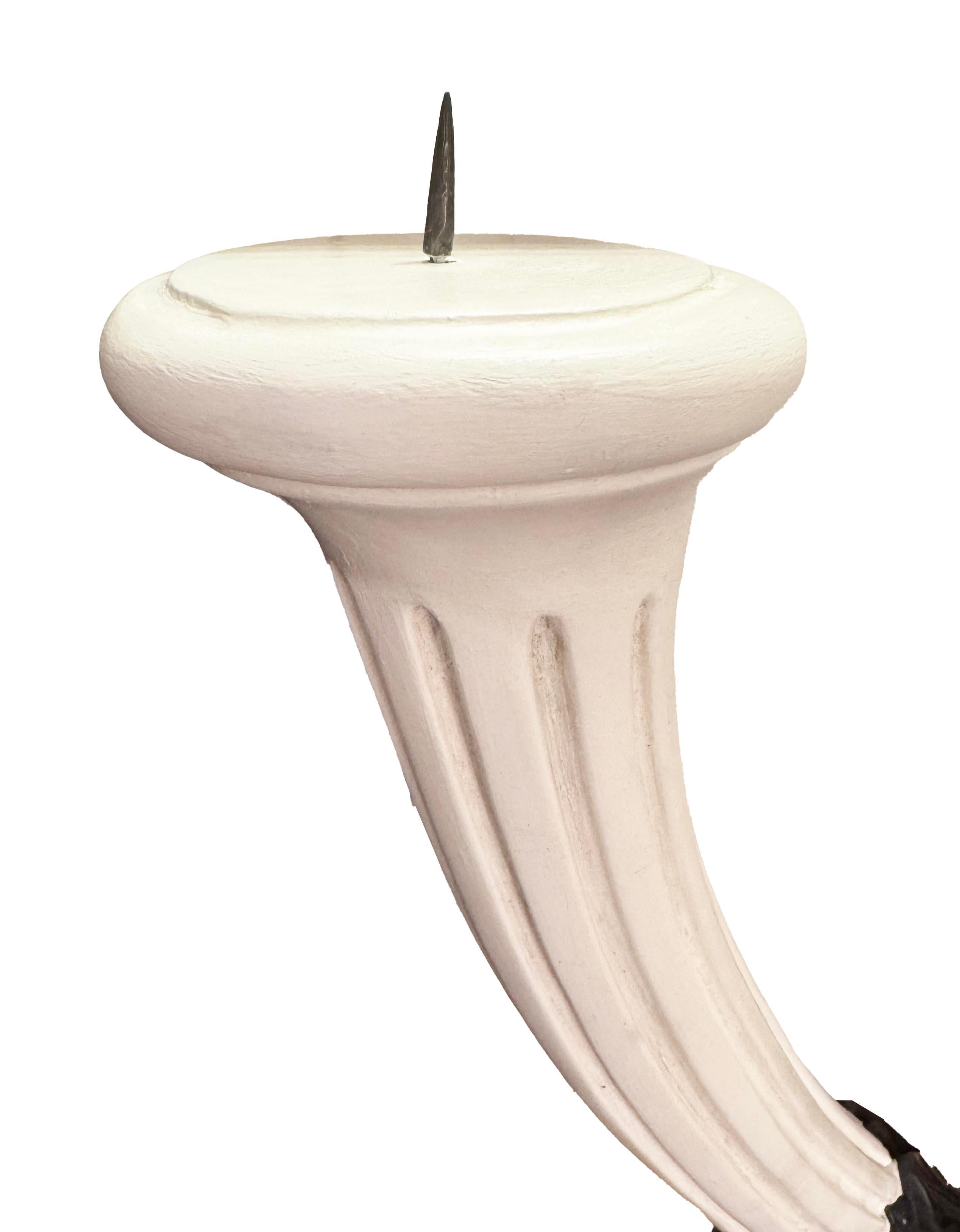 Large Rose Tarlow 3 Arm Candle Sconce For Sale 3