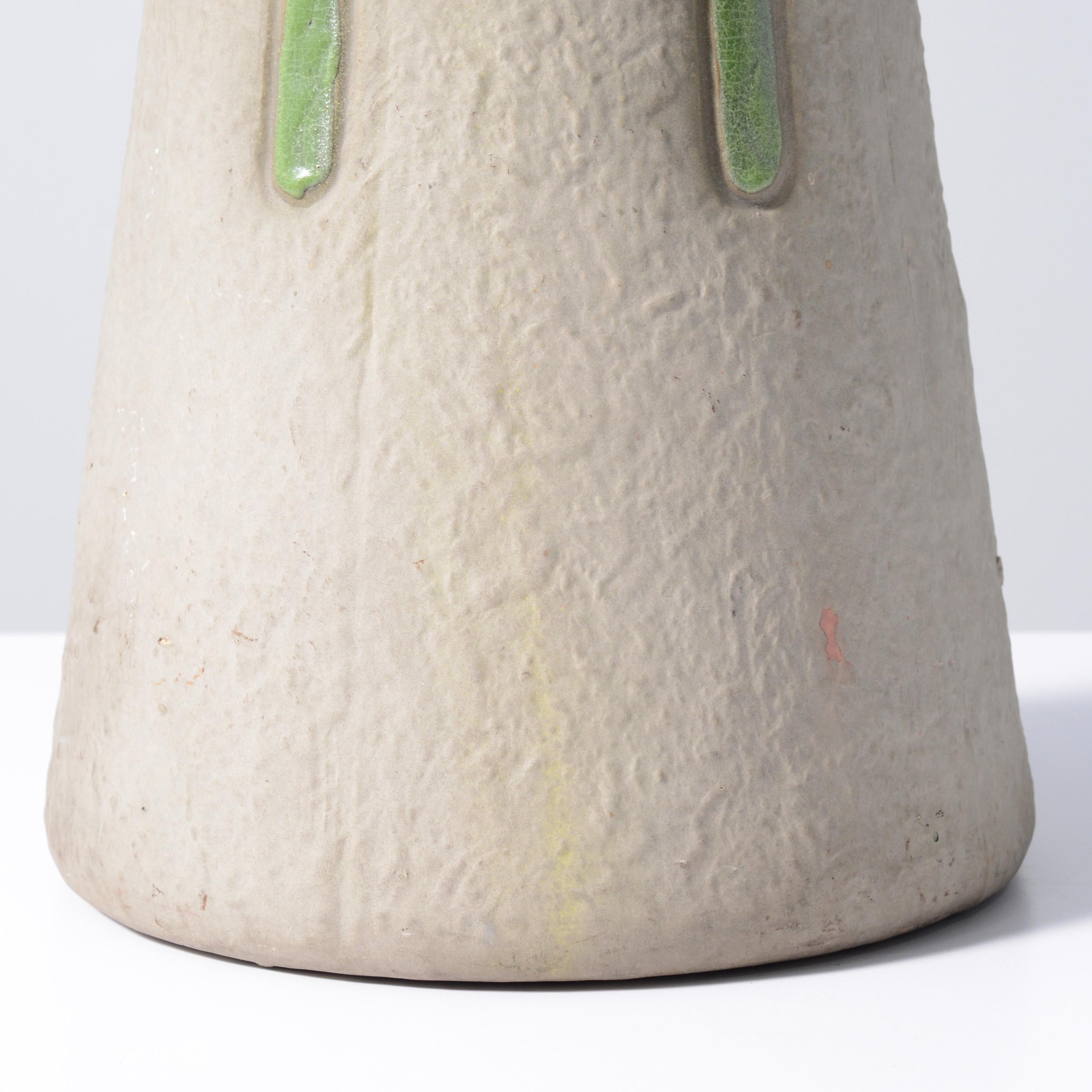 Grande Roseville Pottery Co. Jarrón MOSTIQUE Spade, 15 