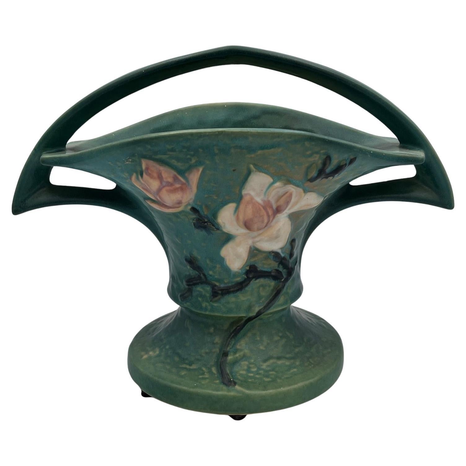 Vaso grande Roseville Greene & Greene in ceramica per fioriere