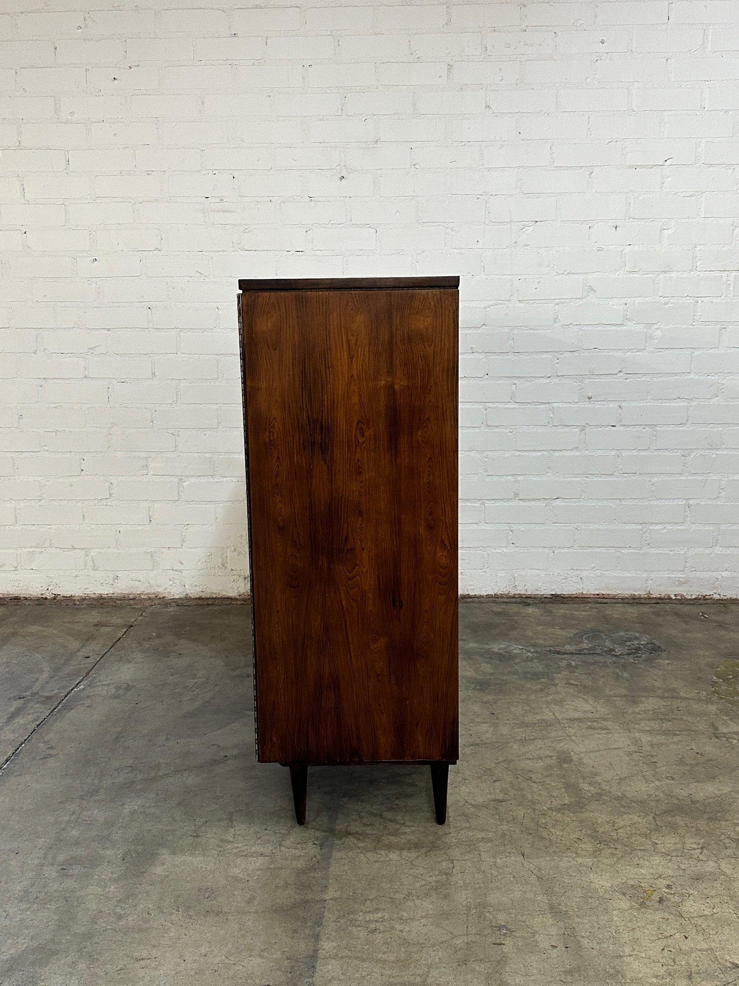 Large Rosewood Armoire circa 1960s For Sale 5