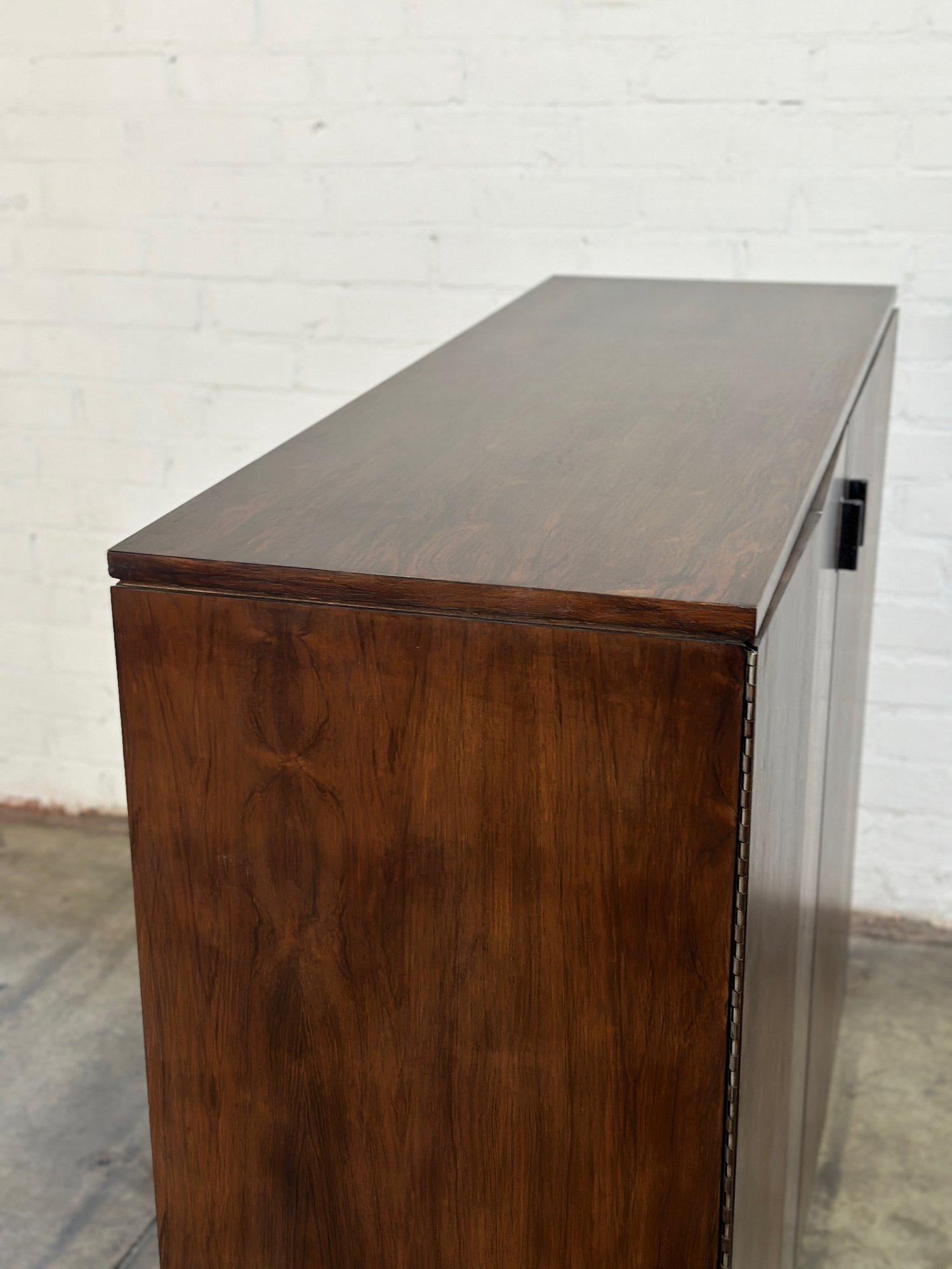 Large Rosewood Armoire circa 1960s For Sale 9