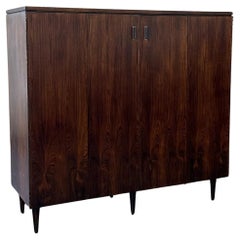 Vintage Large Rosewood Armoire circa 1960s
