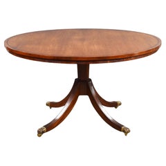 Large Rosewood Circular Dining Table