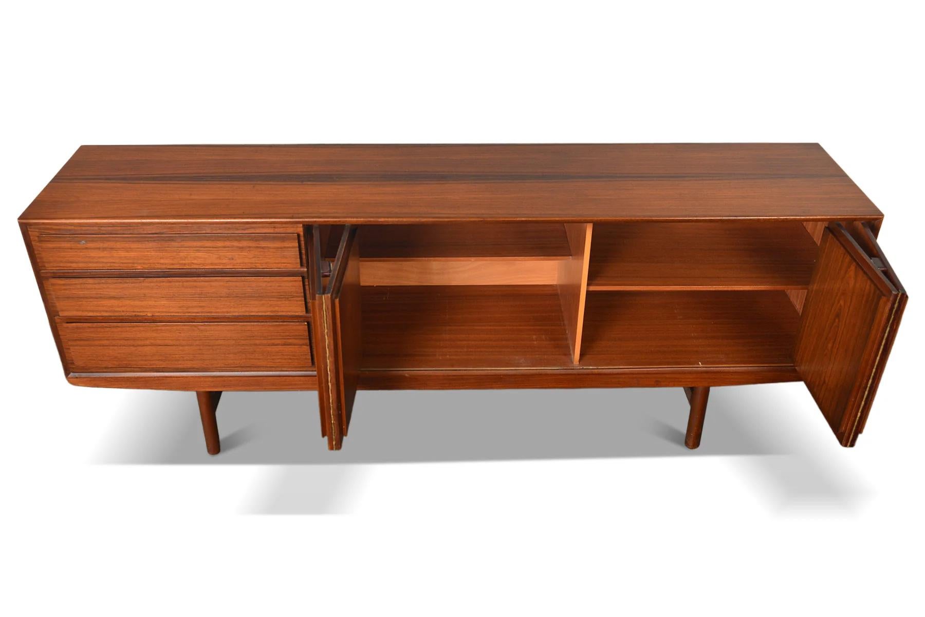 Mid-Century Modern Large Rosewood Credenza by Beithcraft