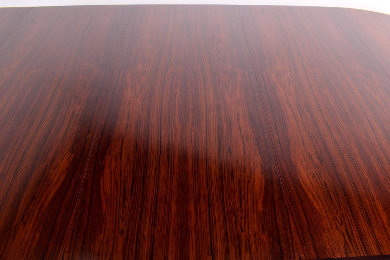 Large Rosewood Dining Table by Henning Kjærnulf for Soro 11