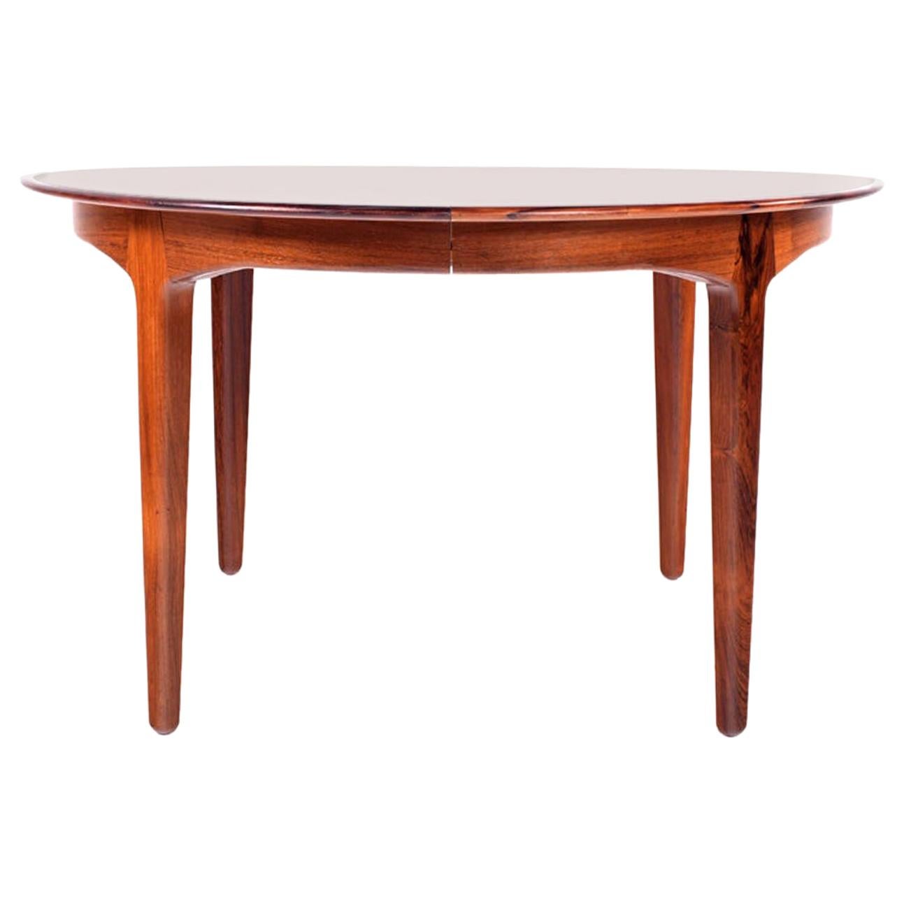 Large Rosewood Dining Table by Henning Kjærnulf for Soro