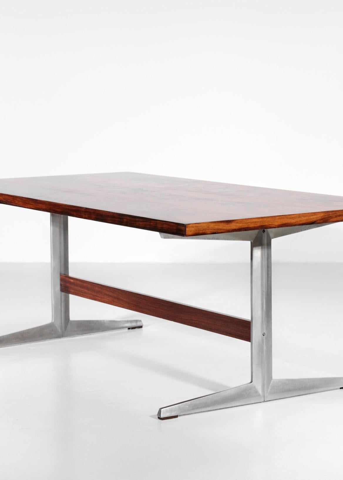 Large Rosewood Dining Table in Style to Arne Jacobsen 7