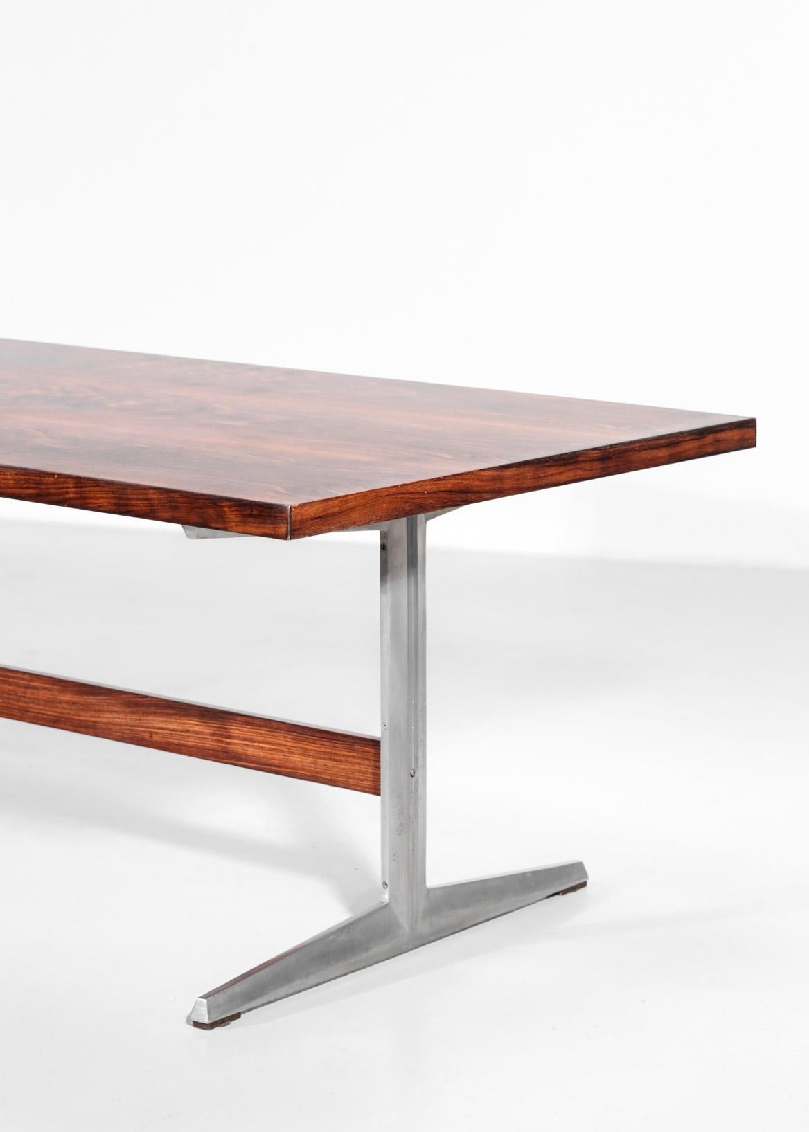 Large Rosewood Dining Table in Style to Arne Jacobsen 8